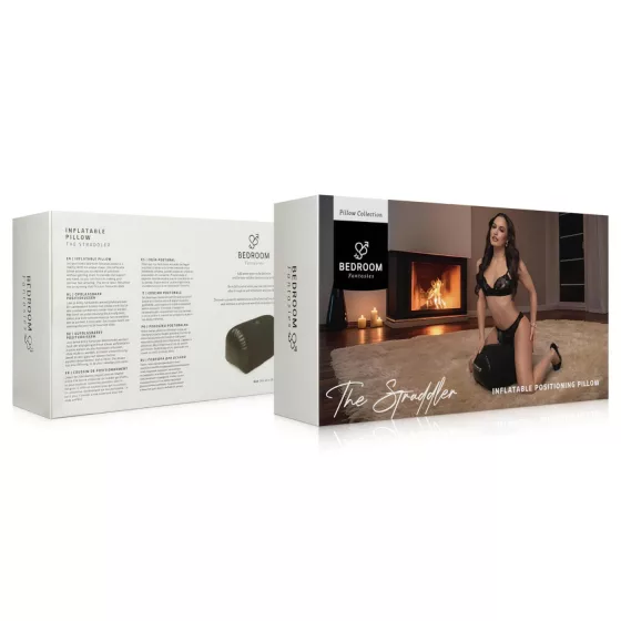 Bedroom Fantasies - nafukovací sex vankúš - držiak na vibrátor - čierny