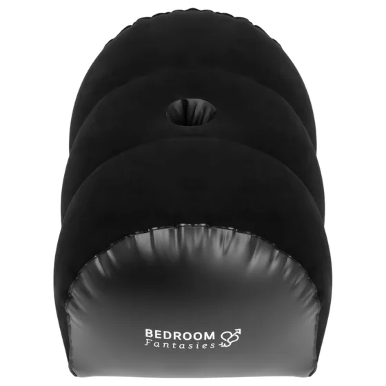 Bedroom Fantasies - nafukovací sex vankúš - držiak na vibrátor - čierny