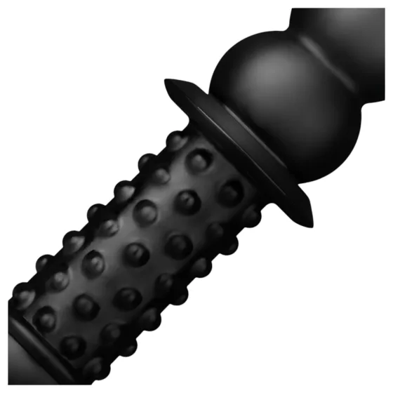 BUTTR - dvojitý análny dildo - čierny