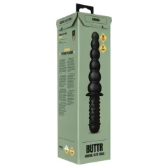 BUTTR - dvojitý análny dildo - čierny