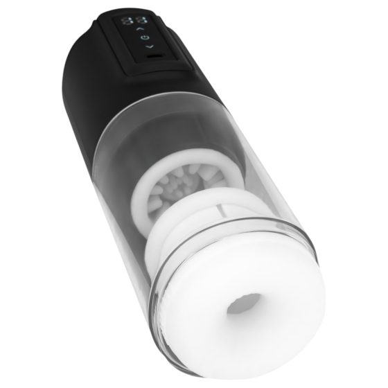 CRUIZR CX10 - automatický masturbátor s rotáciou a pohybom hore-dole - čierny