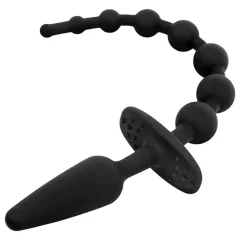 EasyToys - análny plug 2v1 - čierny