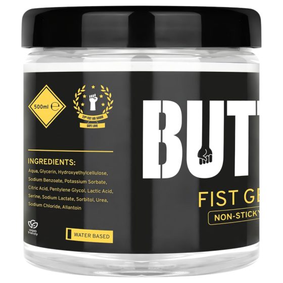 BUTTR - nelepivý fistingový gél (500ml)