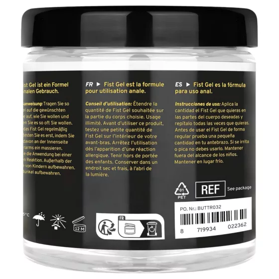 BUTTR - fisting gél - nelepivý - 500 ml