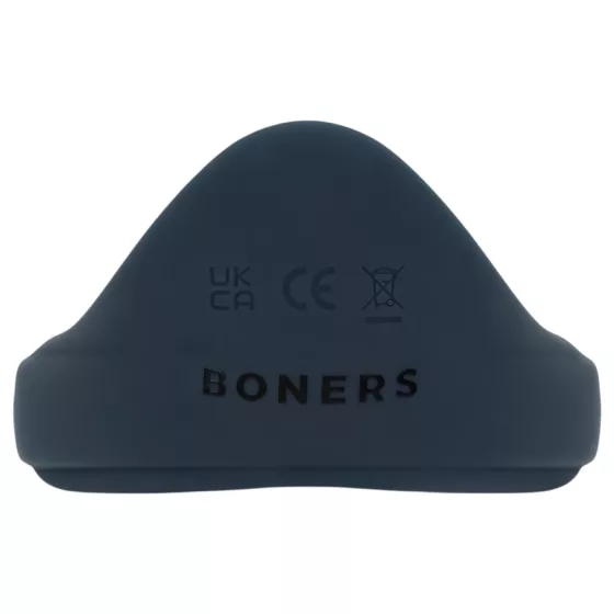 Boners - vibračný erekčný krúžok - modrý