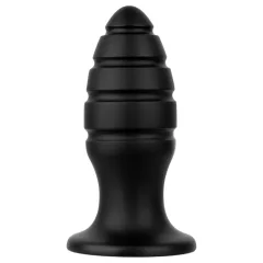 BUTTR Aftershock - obrovský análny plug (čierny) - 23 cm