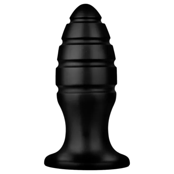BUTTR Aftershock - obrovský análny plug (čierny) - 23 cm