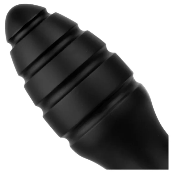 BUTTR Aftershock - obrovský análny plug (čierny) - 23 cm