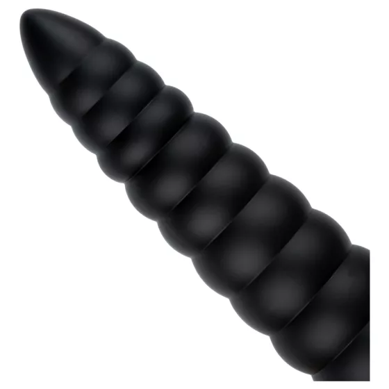 BUTTR Caterpiller - obrovský análny kolík (čierny) - 29 cm