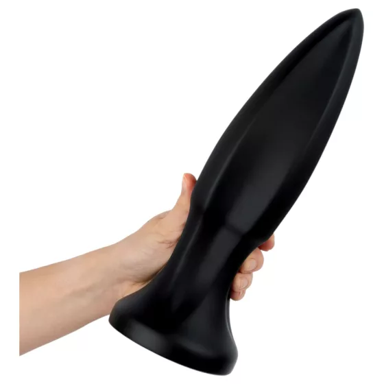 BUTTR Huge Explosive II - obrovský anál­ny kolík (čierny) - 29 cm