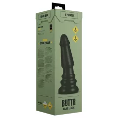   BUTTR Tactical II - obrovský análny kolík (čierny) - 26 cm