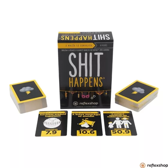 Shit Happens - spoločenská hra - pre dospelých - maďarská verzia