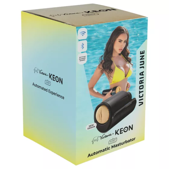 Kiiroo Keon Wifi + Victoria June - masturbátor umelá vagína - telová farba