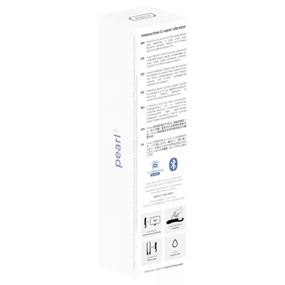 Kiiroo Pearl 3 - interaktívny vibrátor na G-bod - fialový