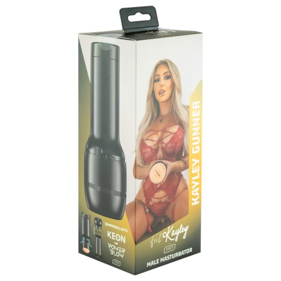 Kiiroo Kayley Gunner - realistická vagína - PowerBlow kompatibilná (naturál)