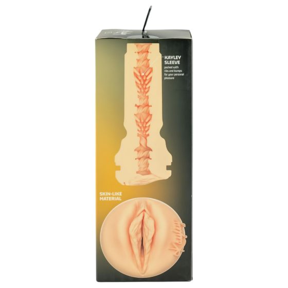 Kiiroo Kayley Gunner - realistická vagína - PowerBlow kompatibilná (naturál)