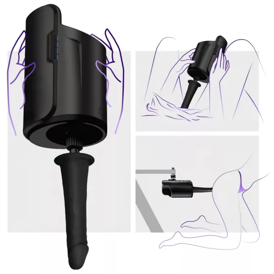 Kiiroo Keon - adaptér na dildo - čierny