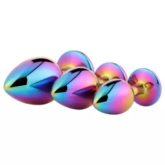   Dreamtoys Gleaming Love - sada análnych kolíkov s drahokamom (viacfarebná)