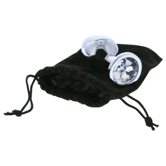 Gleaming Love - análny kolík - strieborný