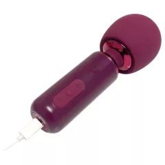 Glam - mini wand vibrátor (fialový)