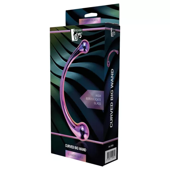 Dreamtoys - sklenené dildo - fialové