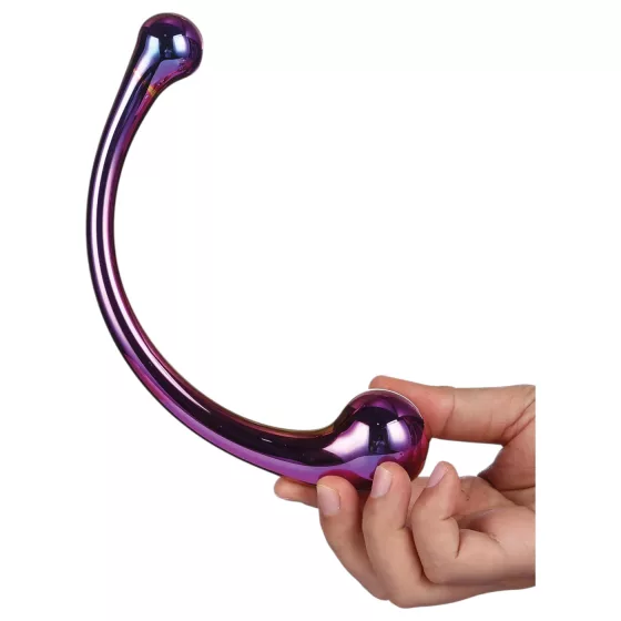 Dreamtoys - sklenené dildo - fialové