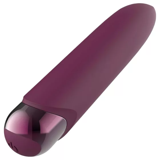 Glam - mini vibrátor na batériu - vodotesný - fialový