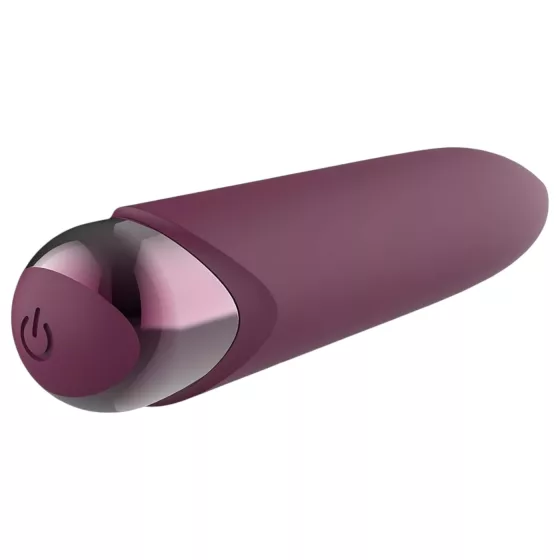 Glam - mini vibrátor na batériu - vodotesný - fialový