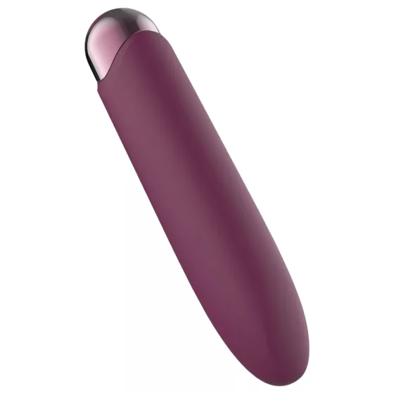 Glam - mini vibrátor na batériu - vodotesný - fialový