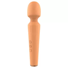 Glam - masážny vibrátor s akumulátorom - oranžový