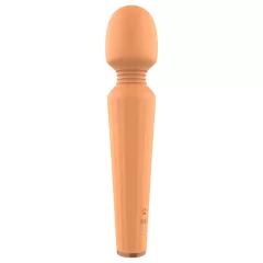 Glam - masážny vibrátor s akumulátorom - oranžový