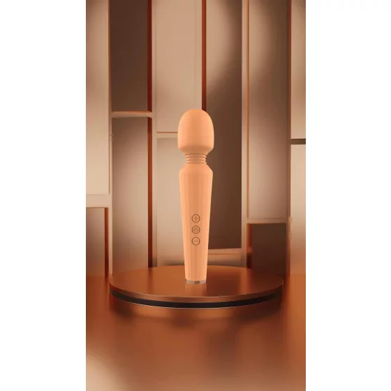 Glam - masážny vibrátor s akumulátorom - oranžový