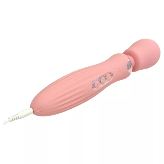 Glam - veľký wand vibrátor (ružový)