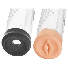   Dreamtoys - klasická vákuová pumpa na penis (priehľadná)