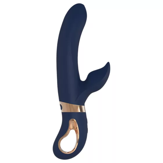 Dream Toys - vibrátor s ohrevom - nabíjateľný - modrý