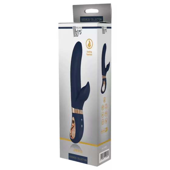 Dream Toys - vibrátor s ohrevom - nabíjateľný - modrý