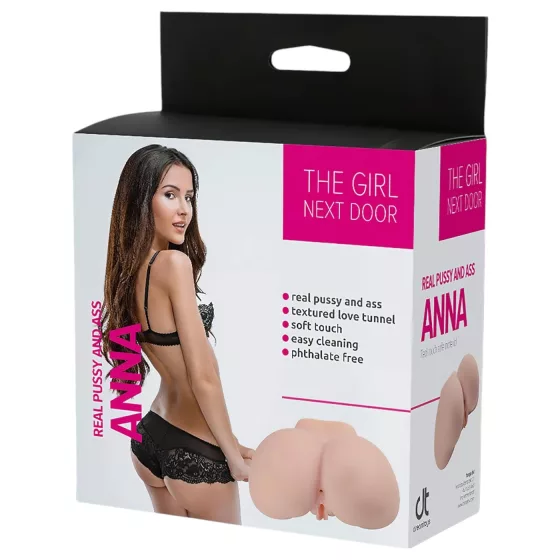 The Girl Next Door Anna - realistický torzo masturbátor - prírodná farba