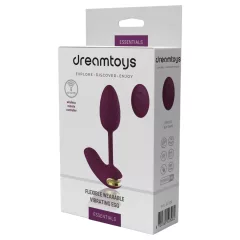   Dreamtoys Essentials - nositeľné ohybné vibračné vajíčko (fialové)