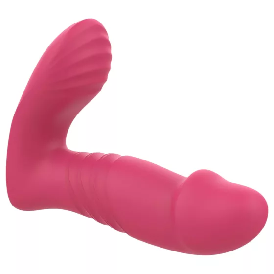 Dreamtoys - nositeľný vibračný stimulátor s diaľkovým ovládaním - ružový