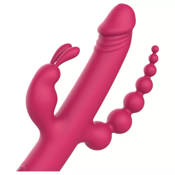 Dreamtoys - vibrátor pre bod G a klitoris - dobíjací, 4 ramená - ružový