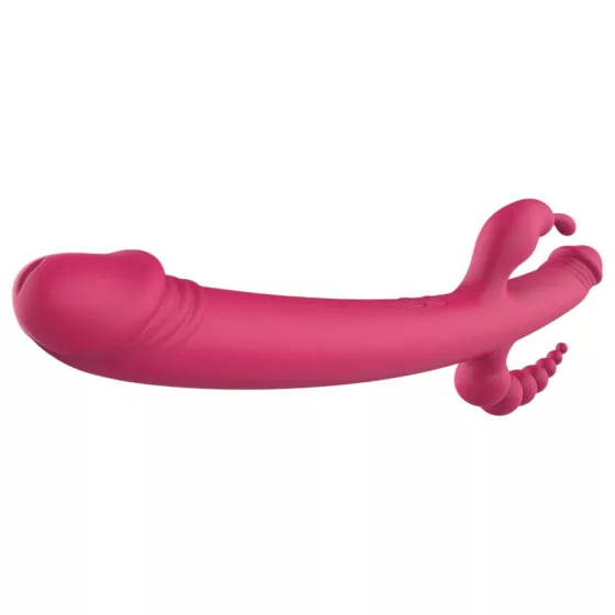 Dreamtoys - vibrátor pre bod G a klitoris - dobíjací, 4 ramená - ružový