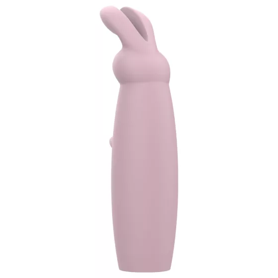 Nude Hazel - vibrátor na klitoris s králikom - fialový - nabíjateľný