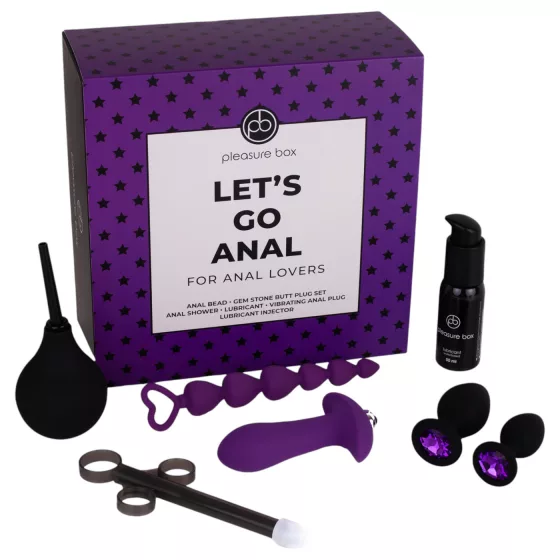 Pleasure Box Let's Go Anal - análna súprava - 7 dielov