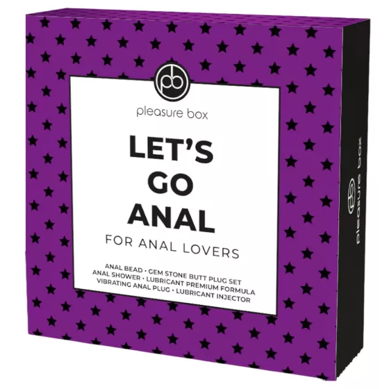 Pleasure Box Let's Go Anal - análna súprava - 7 dielov