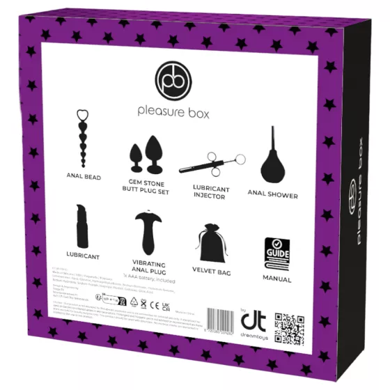 Pleasure Box Let's Go Anal - análna súprava - 7 dielov