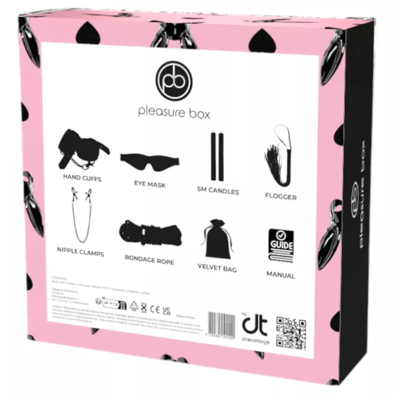 Pleasure Box Let's Go Kink - BDSM sada na zväzovanie - 6 dielov