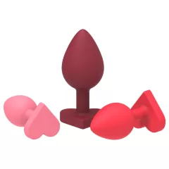   Dreamtoys Amour - darčeková sada na análny tréning (červená)