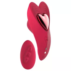   Dreamtoys Amour - nositeľný vibračný set nohavičiek (červený)