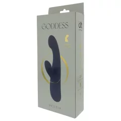 Goddess - kývací párový vibrátor (tmavomodrý)