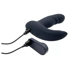   Dreamtoys Pulz - pulzujúci análny vibrátor s diaľkovým ovládaním (modrý)